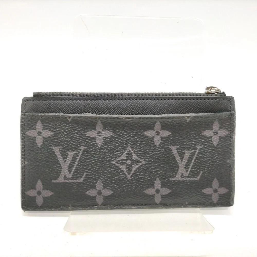 Louis Vuitton Eclipse Coin Card Holder Black/grey Monogram